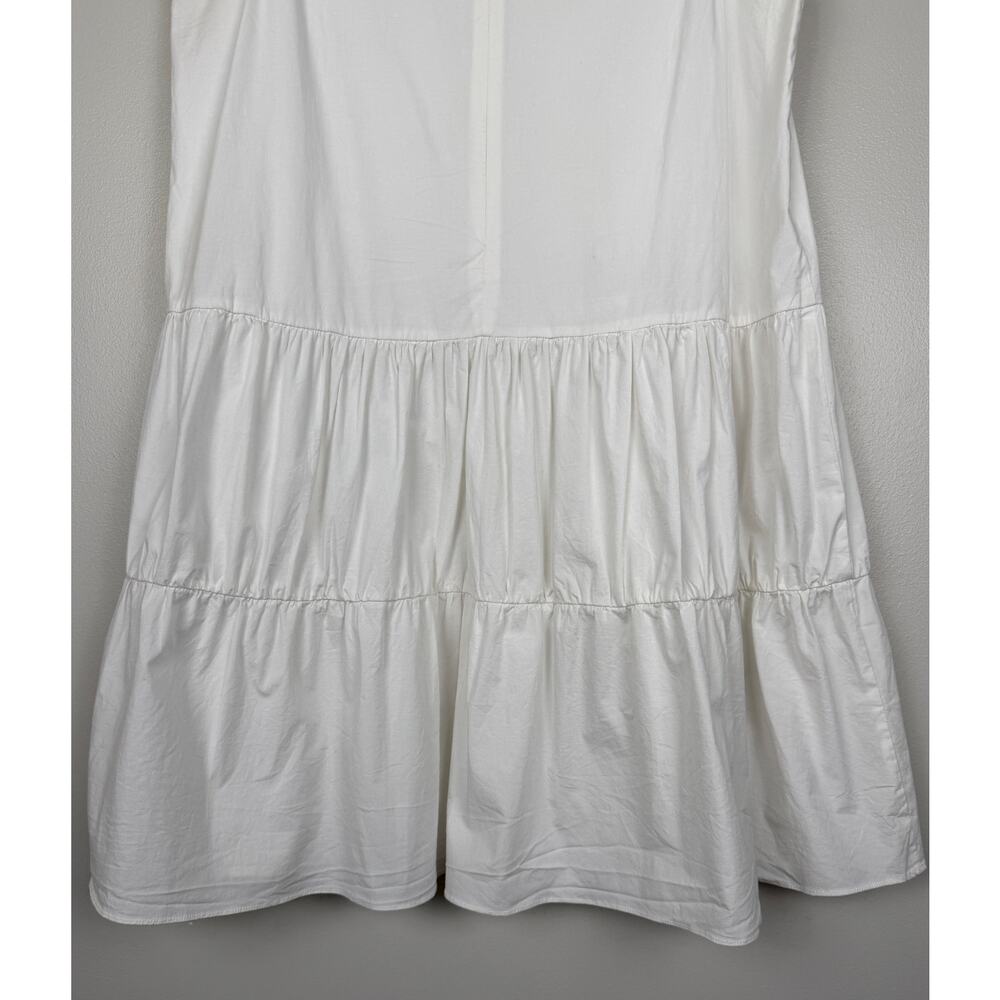 Tuckernuck Pomander Place Corrine Mini Flutter Sleeve Dress White XL Resort Wear - Picture 11 of 14